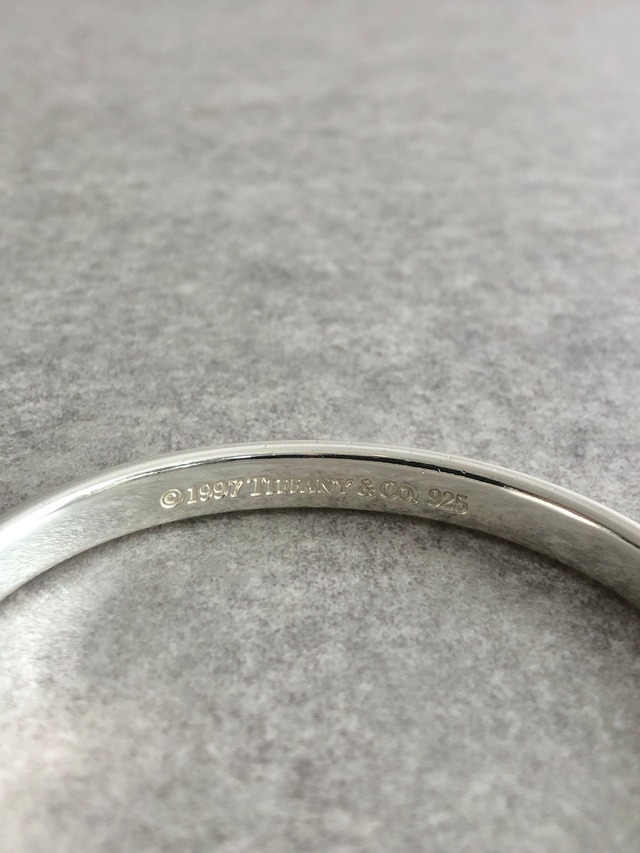 Tiffany & Co. ティファニー バングル シルバー ナロー 925 vintage ヴィンテージ オールド ne53sz