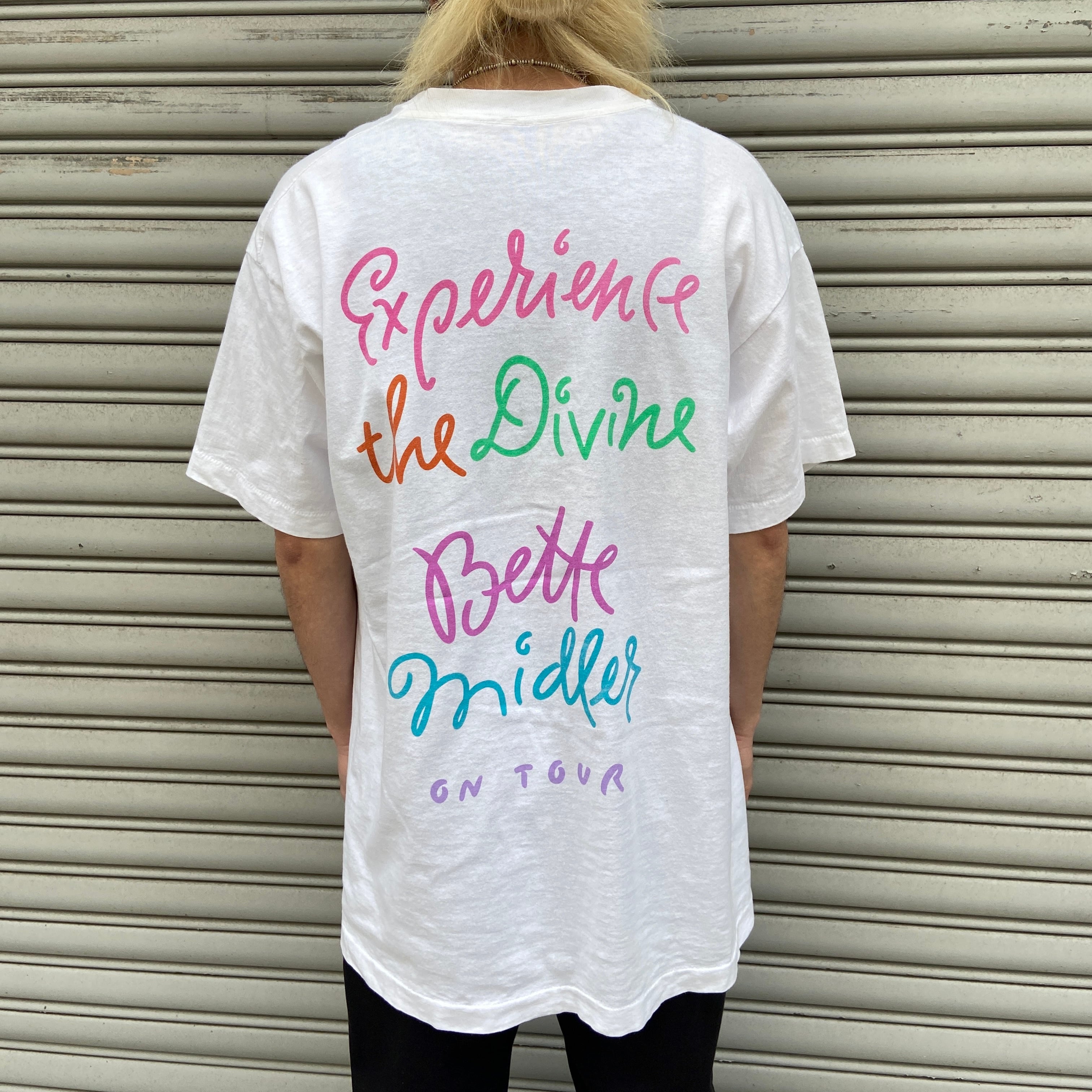 90s ベットミドラー ツアーTシャツ フェイスT USA製 アーティスト
