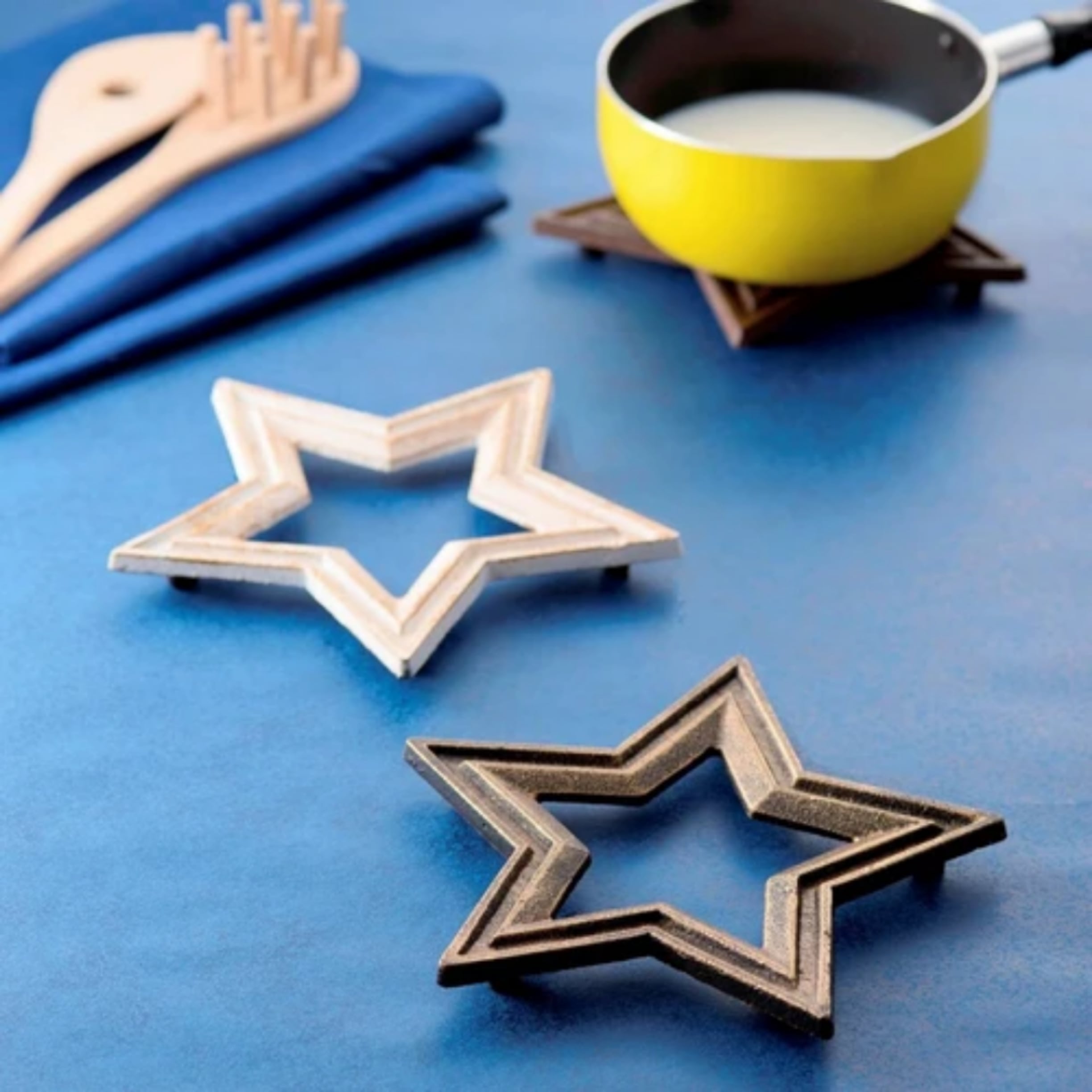 星型/アイアン鍋敷き/トリベット【キッチン雑貨/Brounie1