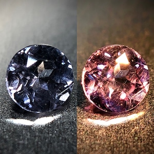 蠱惑のベキリーブルー 0.15ct 天然 カラーチェンジガーネット（ベキリーブルーガーネット）