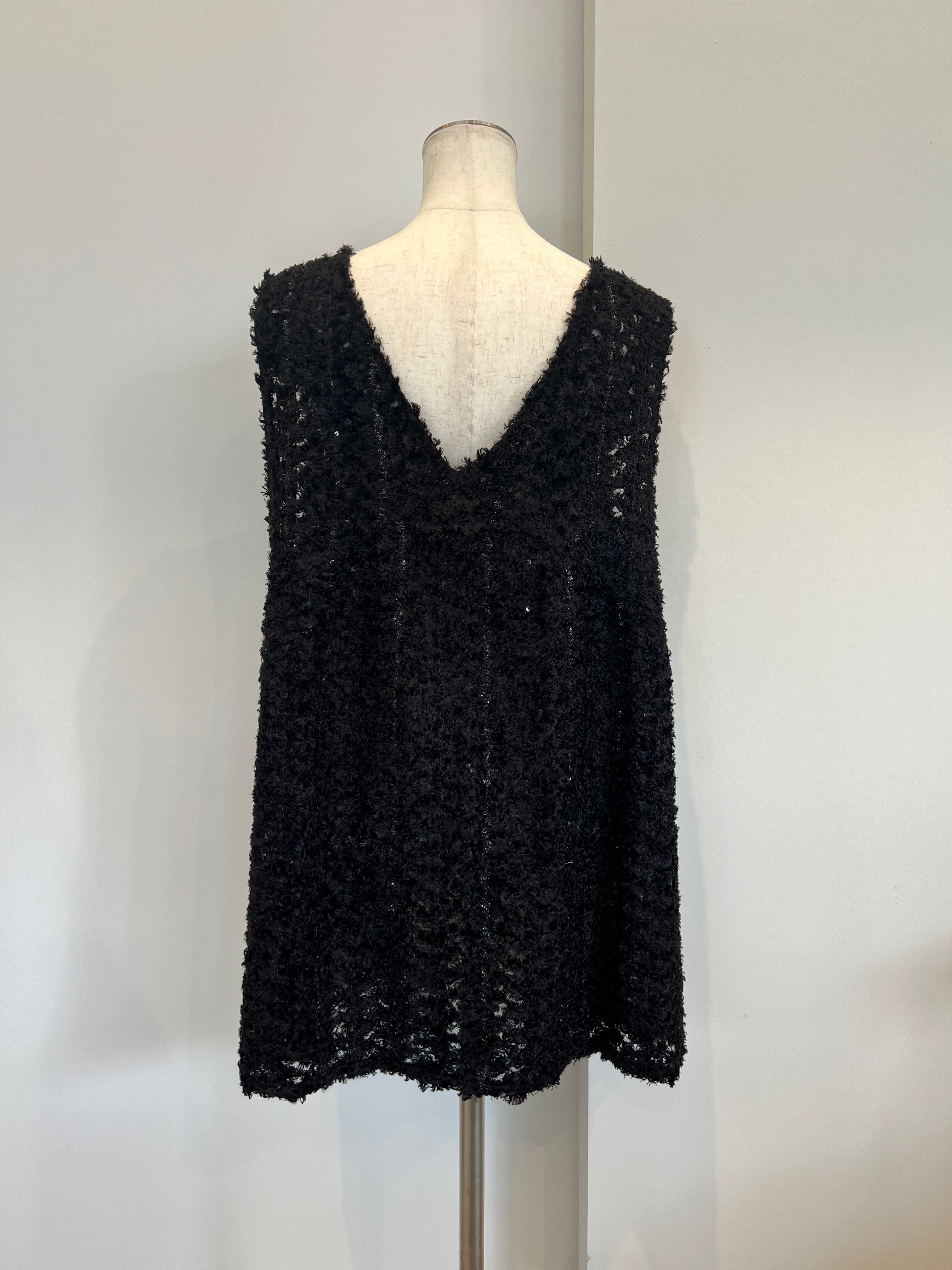 【SELECT】リング刺繍レース2wayベスト 15-0707