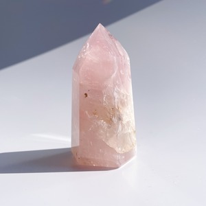 ローズクォーツタワー 02◇Rose Quartz Tower◇天然石・鉱物・パワーストーン