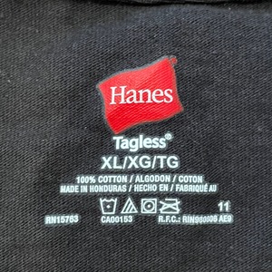 【Hanes】バックプリント Tシャツ チノヒルズ 遺跡 ワンポイントロゴ YAMAHA XL ビッグサイズ US古着