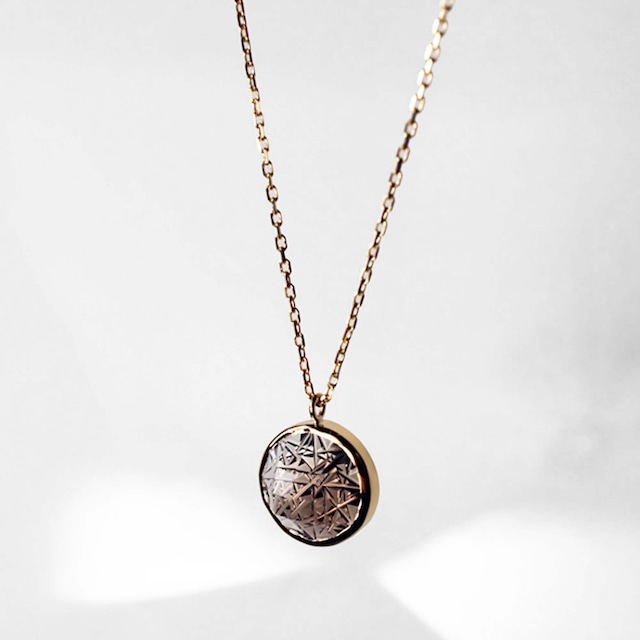 KIRIKO / Smoky Quartz Necklace（Round / N117-BS）