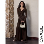 Cross Drape Top & Wide Pants SET-UP