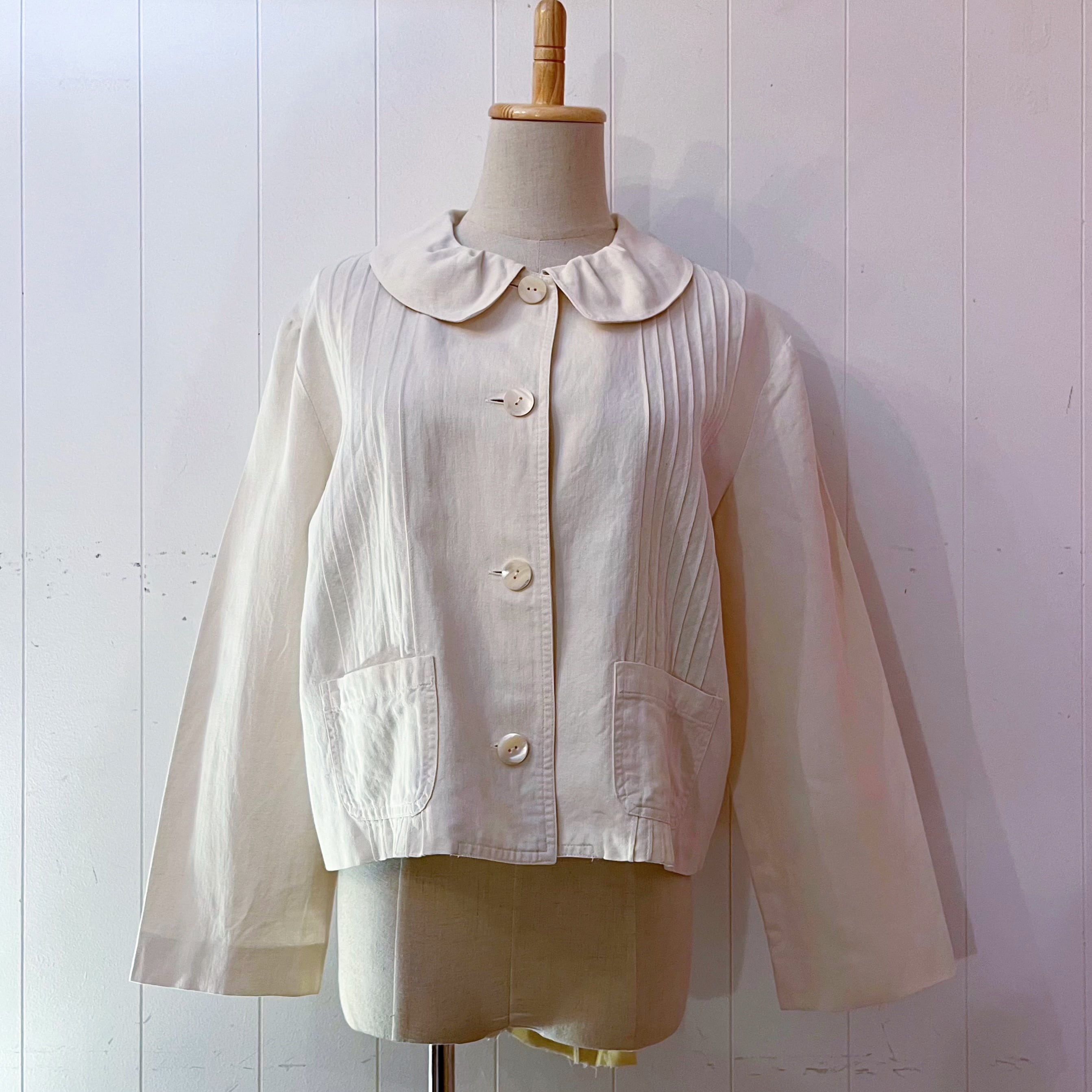 NOUGAT SUGAR / off white cotton jacket