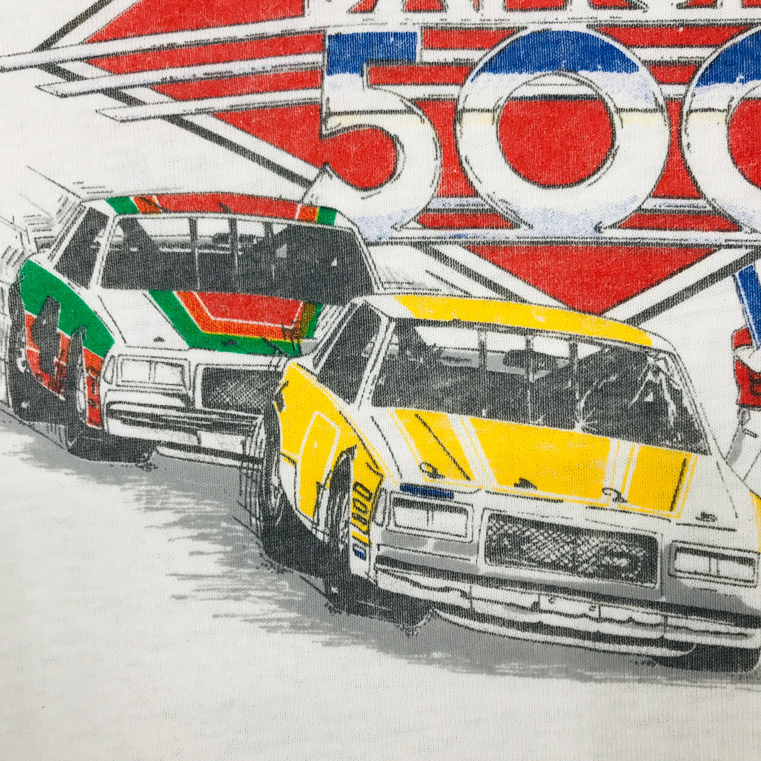 貴重・1983年 ビンテージ デイトナ500 NASCAR ウィンストンカップ・シリーズ51st Silver Anniversary 長袖Ｔシャツ  ロンＴ シボレー・モンテカルロ