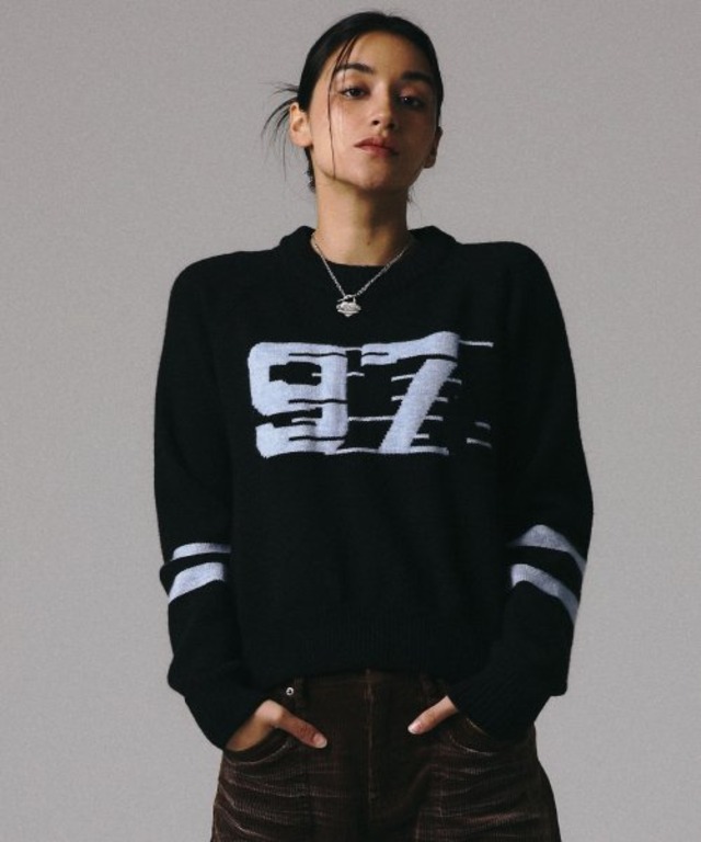 [PRENDA] SHOOTING 97 MOHAIR KNIT BLACK