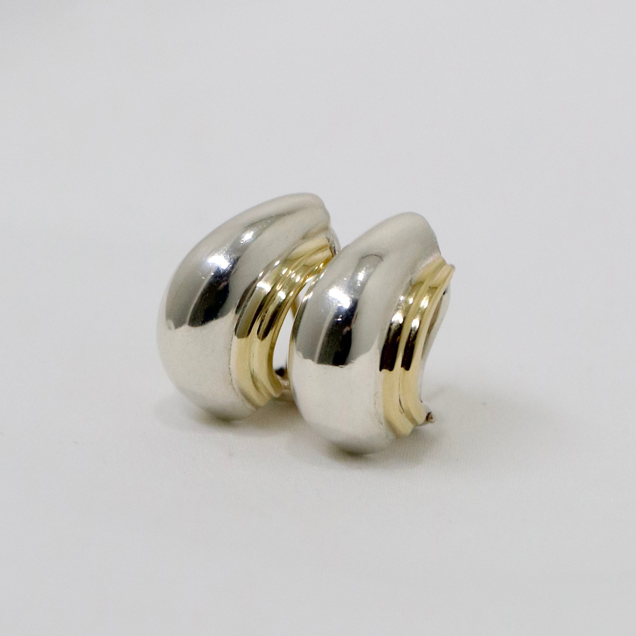 Tiffany&Co. ヴィンテージ ピアス コンビ シルバー925 K18  