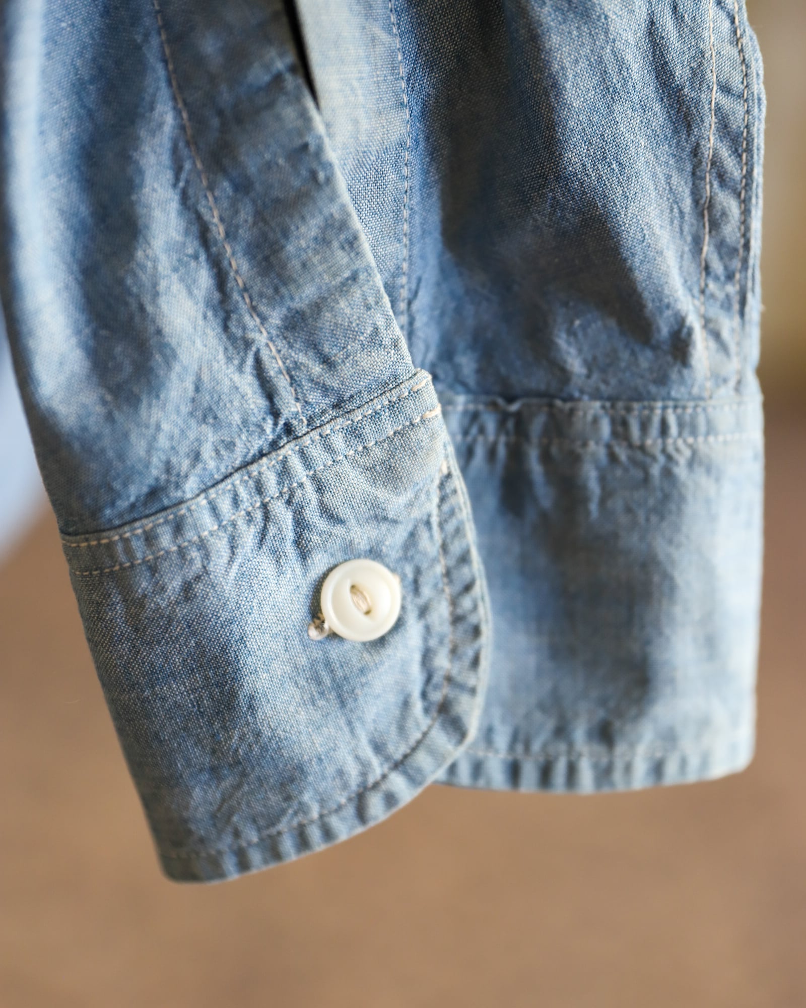 希少】50s BIG MAC special vintage chambray shirt big size made in