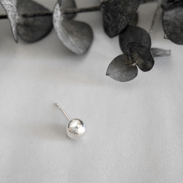 バブル片耳ピアス / silver　144B