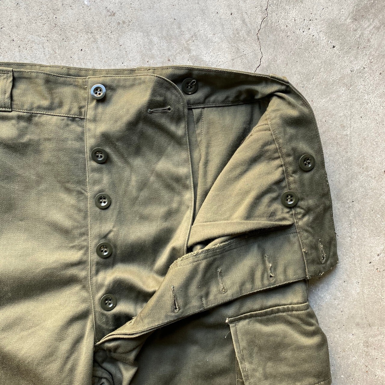 60年代 ビンテージ フランス軍 M64 カーゴパンツ ユーロミリタリー 