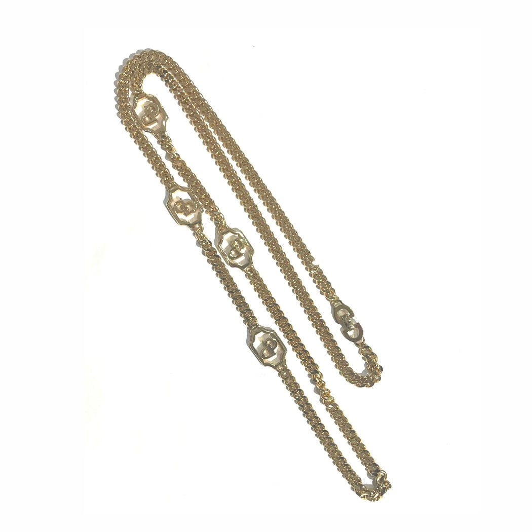 特別価格【Christian Dior】DIOR CDロゴ W使い可能 ロングネックレス