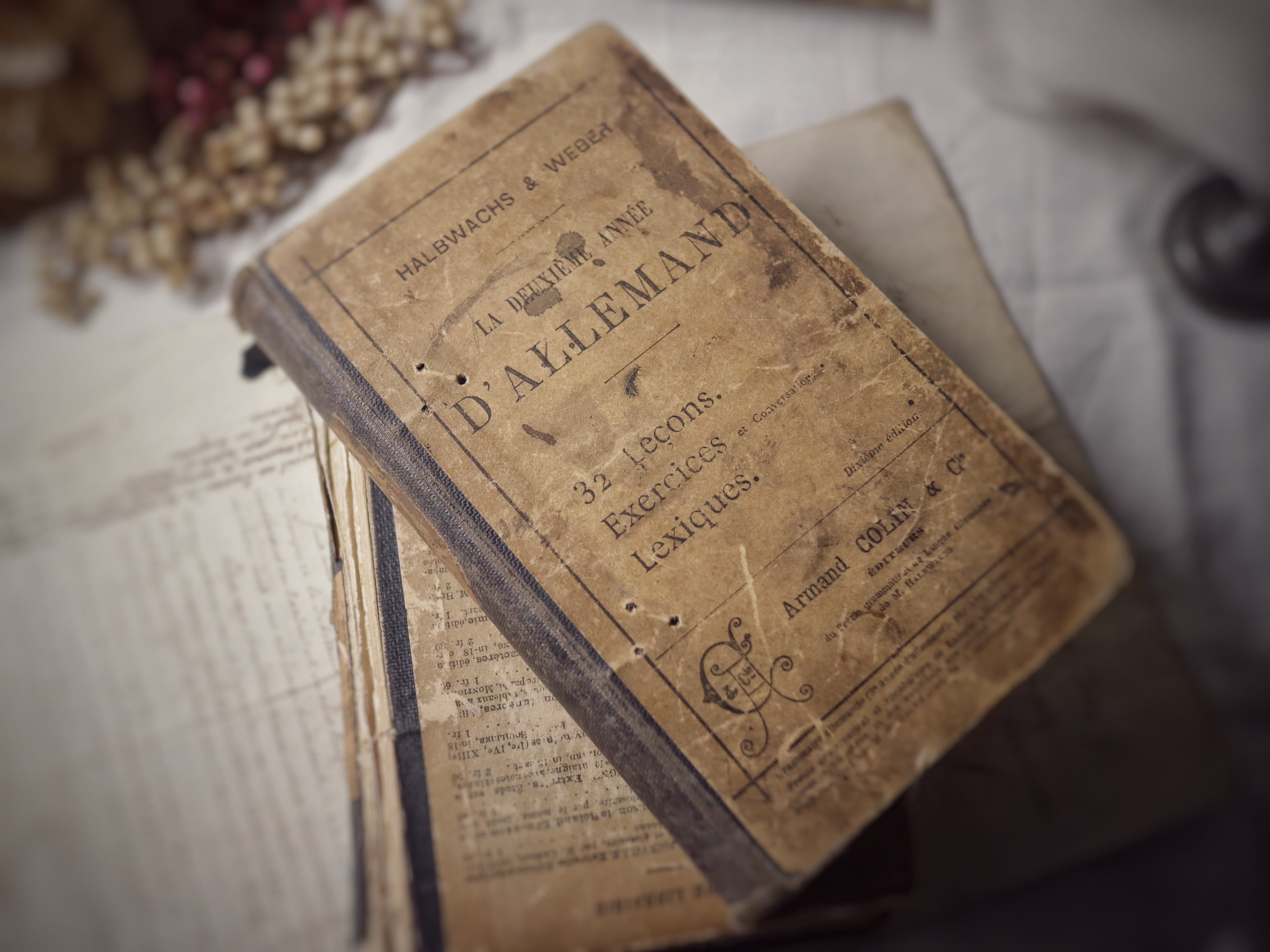 1898年ドイツ語の教科書 | L'engageantes