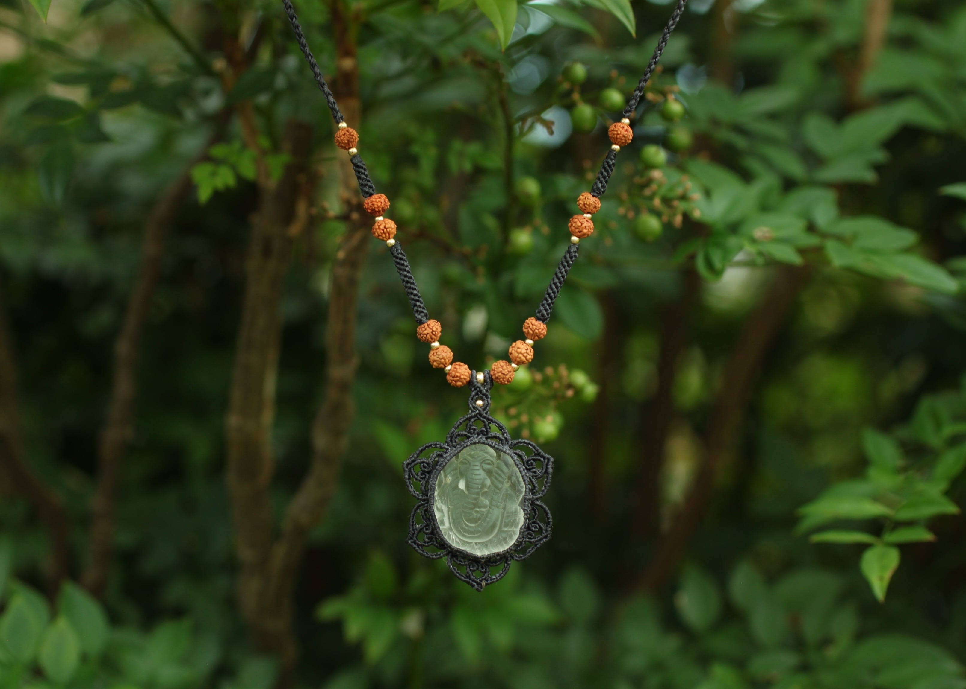 ガネーシャ曼荼羅 ガネーシャ 曼荼羅 ペンダントトップ | Himalayan Organic