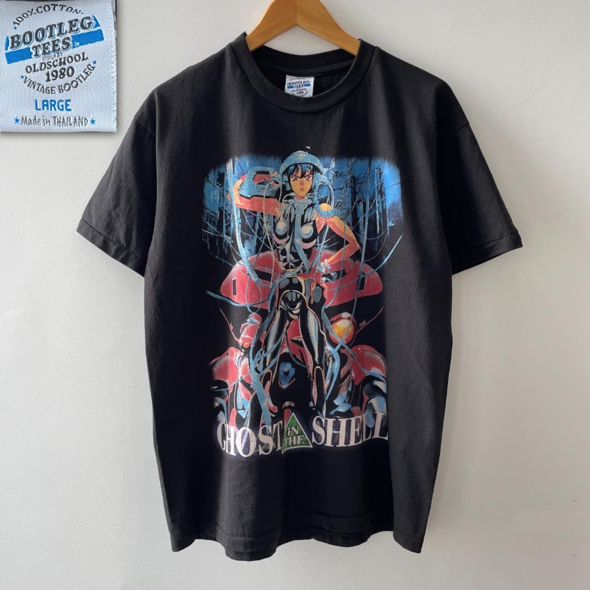 GG188 Tシャツ アニメ ゴーストインザシェル 攻殻機動隊 両面 