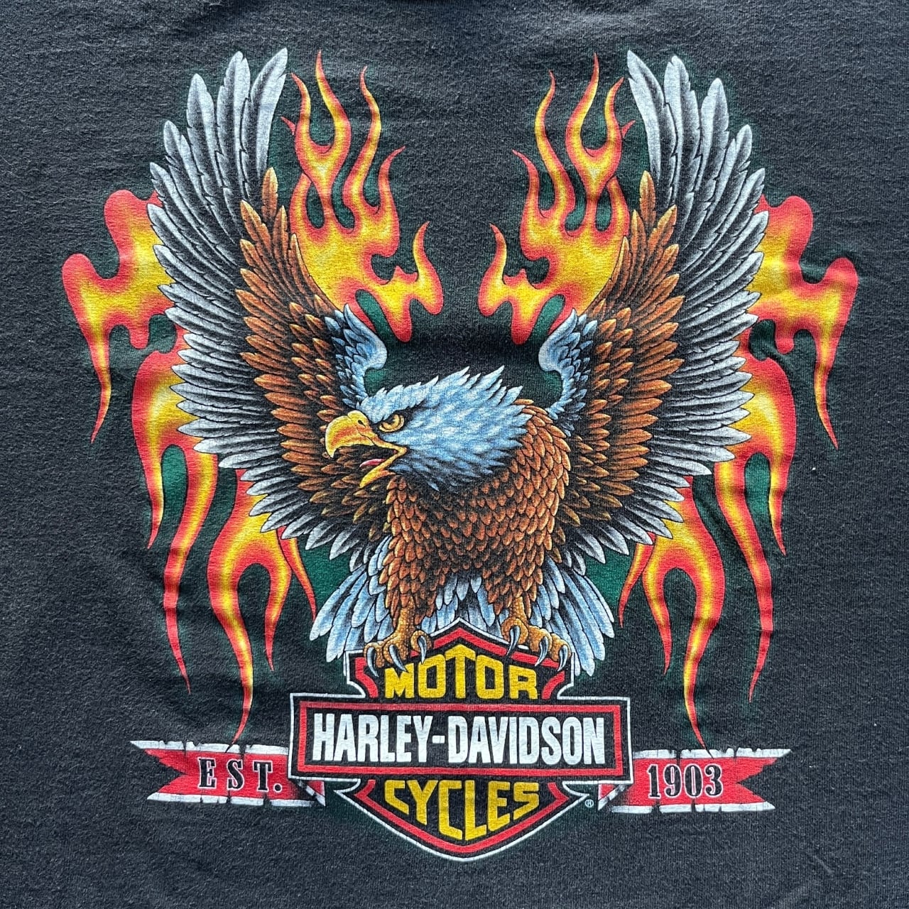 Harley Davidson Y2K Eagle Flame Tee | Vintage High Line