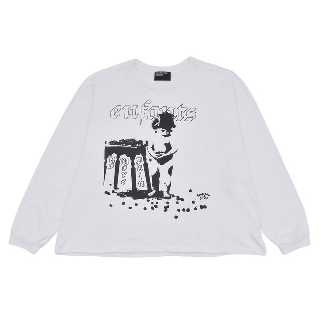 【Enfants Riches Déprimés】Cherries L/S T-Shirt(IVORY/BLACK)