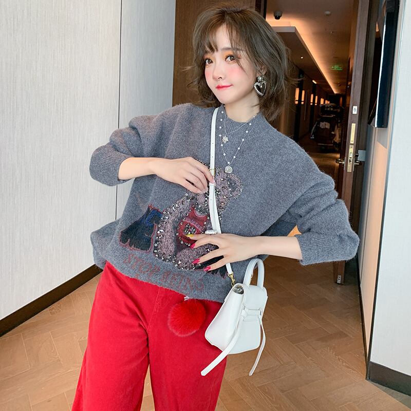 ルーズニットセーター ウィンター 冬物 MIUCO27679437635