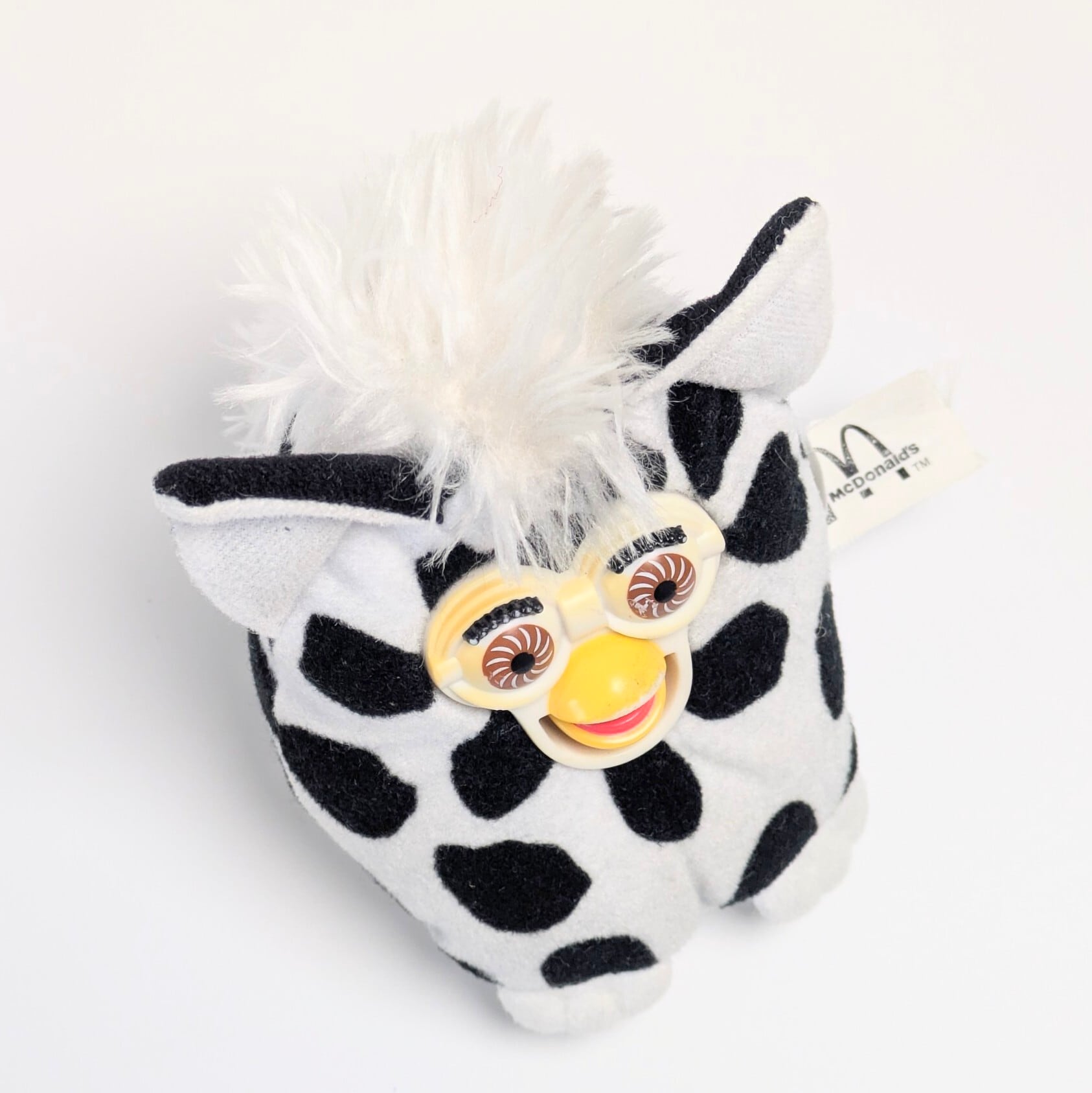 ☆ VINTAGE2000 ☆【 McDonald's × Furby ( ファービー )】 マクドナルドミールトイ / 2000年製 / ボールチェーン ぬいぐるみ キーホルダー　〚アメリカン雑貨 アメトイ〛