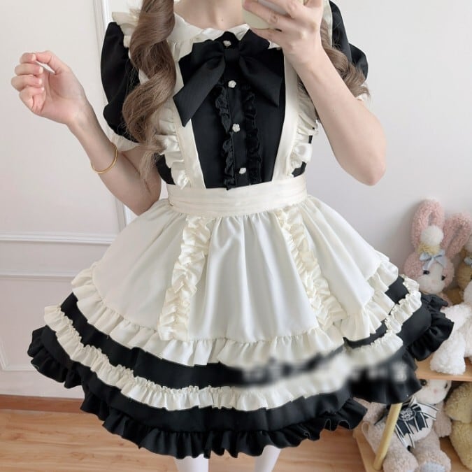 ゆめかわ♡フリル付きアールメイド服 kos7☆ | ゆめかわガール