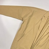 USA製 DONNA KARAN ダナキャラン ステッチ デザイン 羽織 ジャケット/ベージュ レディース