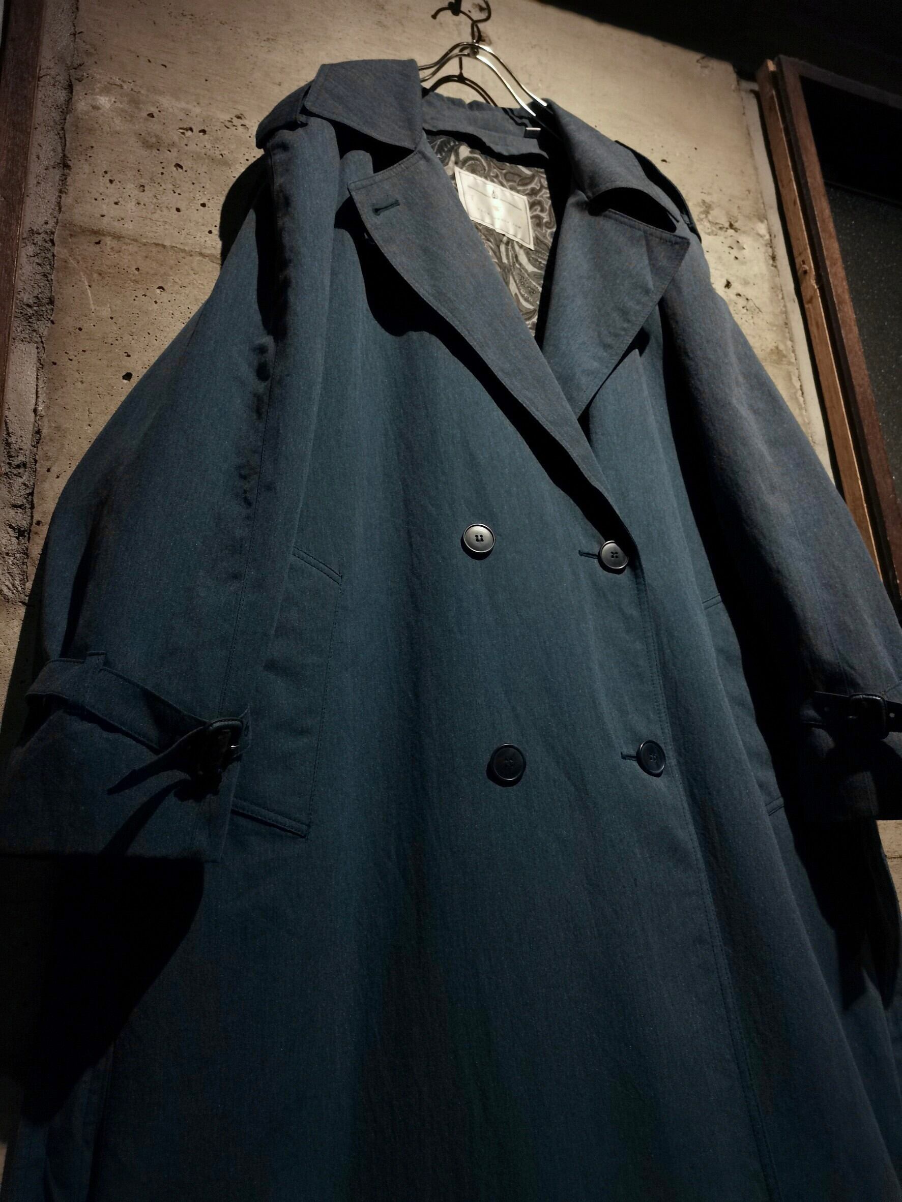 Caka】”LONDON FOG”完品“ Beautiful Blue Color Vintage Trench Coat 