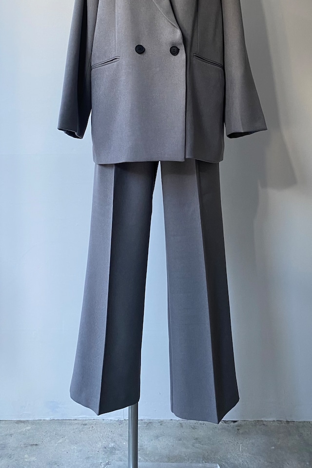 TWILL CENTER CREASE PANTS  (GRAY) 2402-23-3491