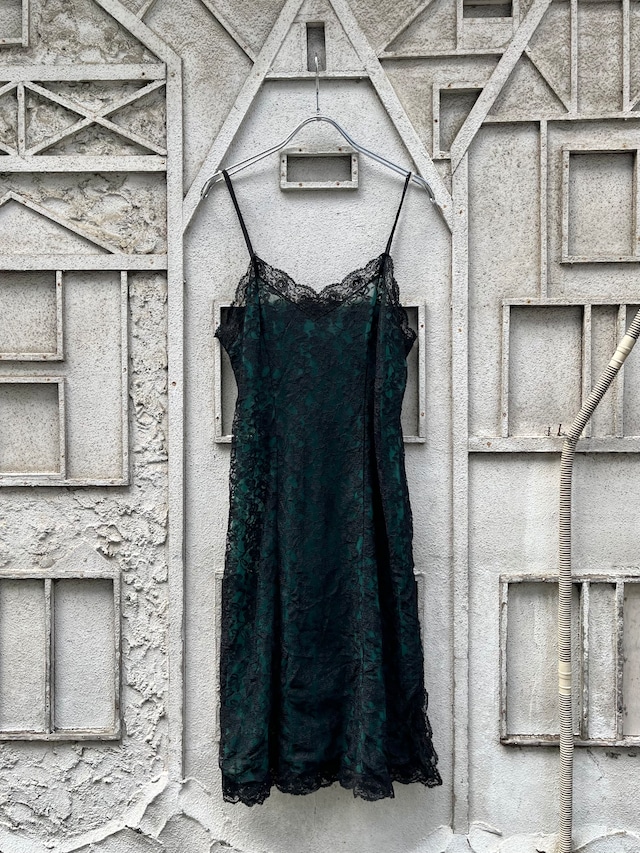 "GOTH-GRUNGE" lace camisole dress