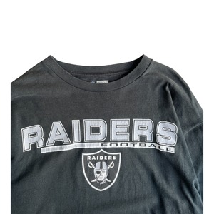 Used long sleeve T-shirt -RAIDERS-