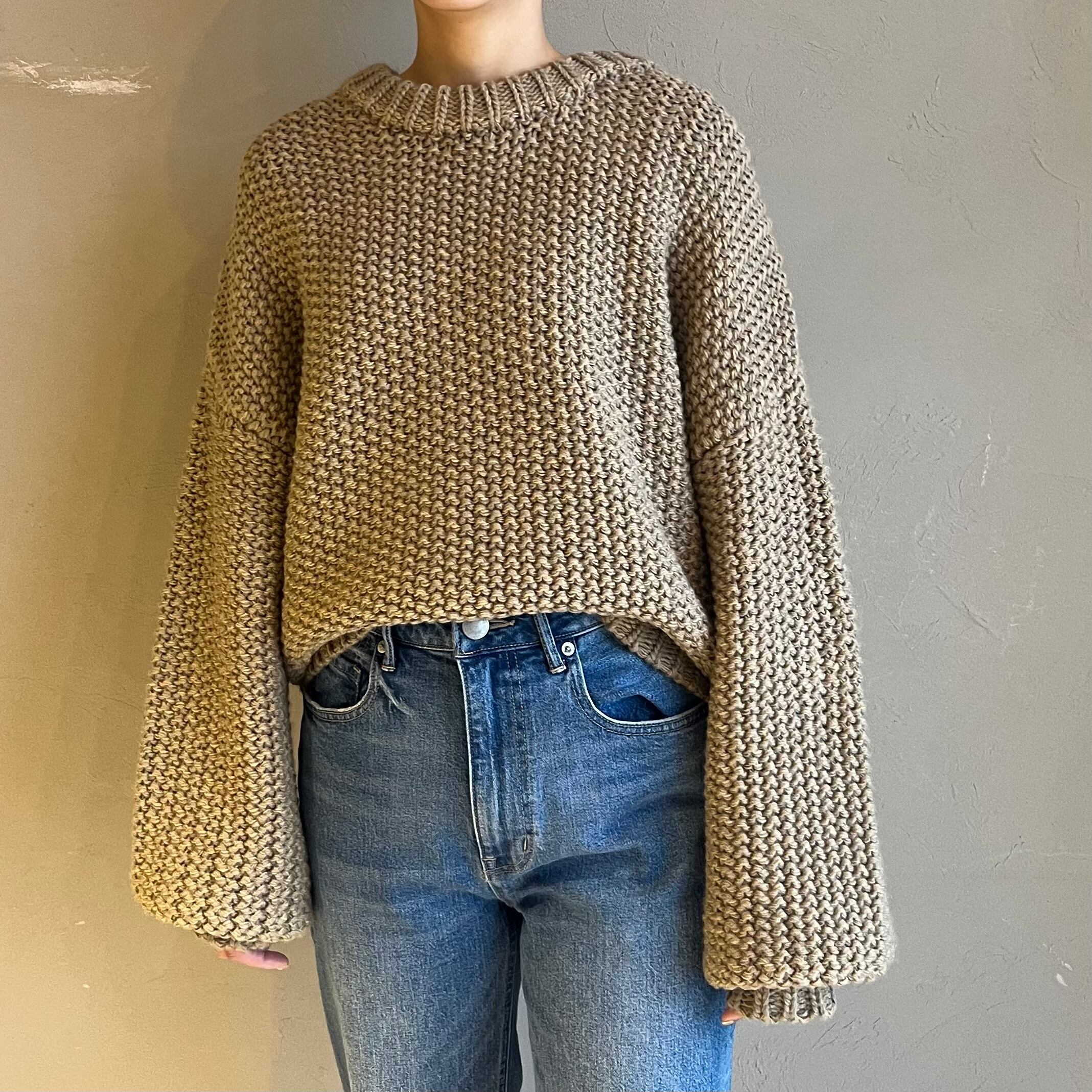 【 AGAWD 】鹿の子編みニット