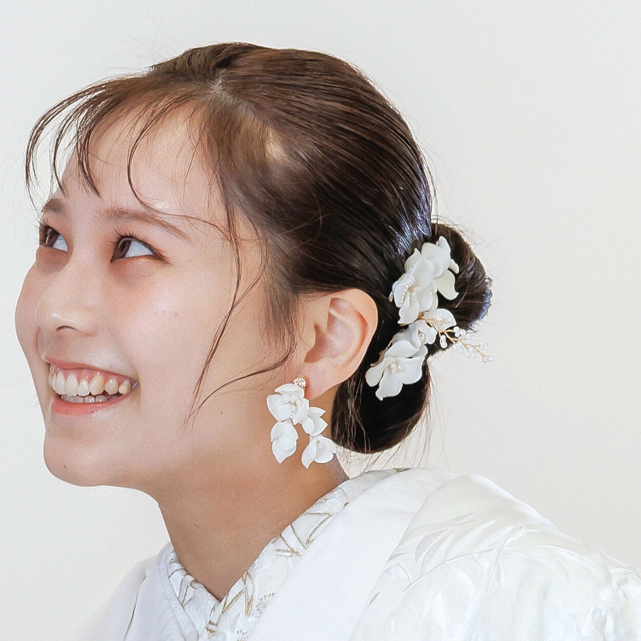 ヘッドピース 3点セット｜ビーズ｜フラワー お花モチーフ｜リーフ