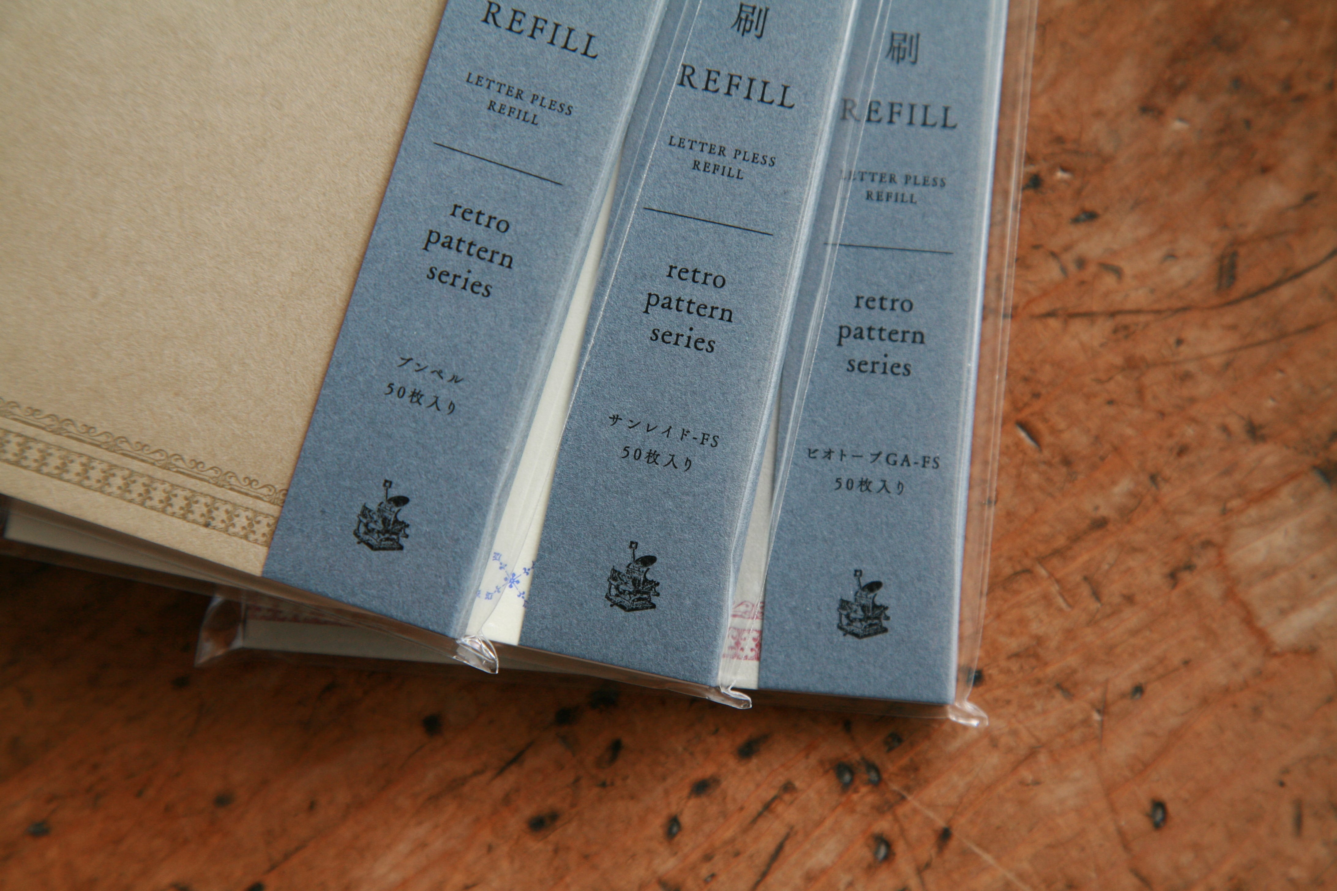 活版印刷 REFILL (MINI6） 〔retro pattern series〕 | 廣運舘活版所
