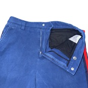 【GUCCI】サイドストライプ ロイヤルブルーパンツ