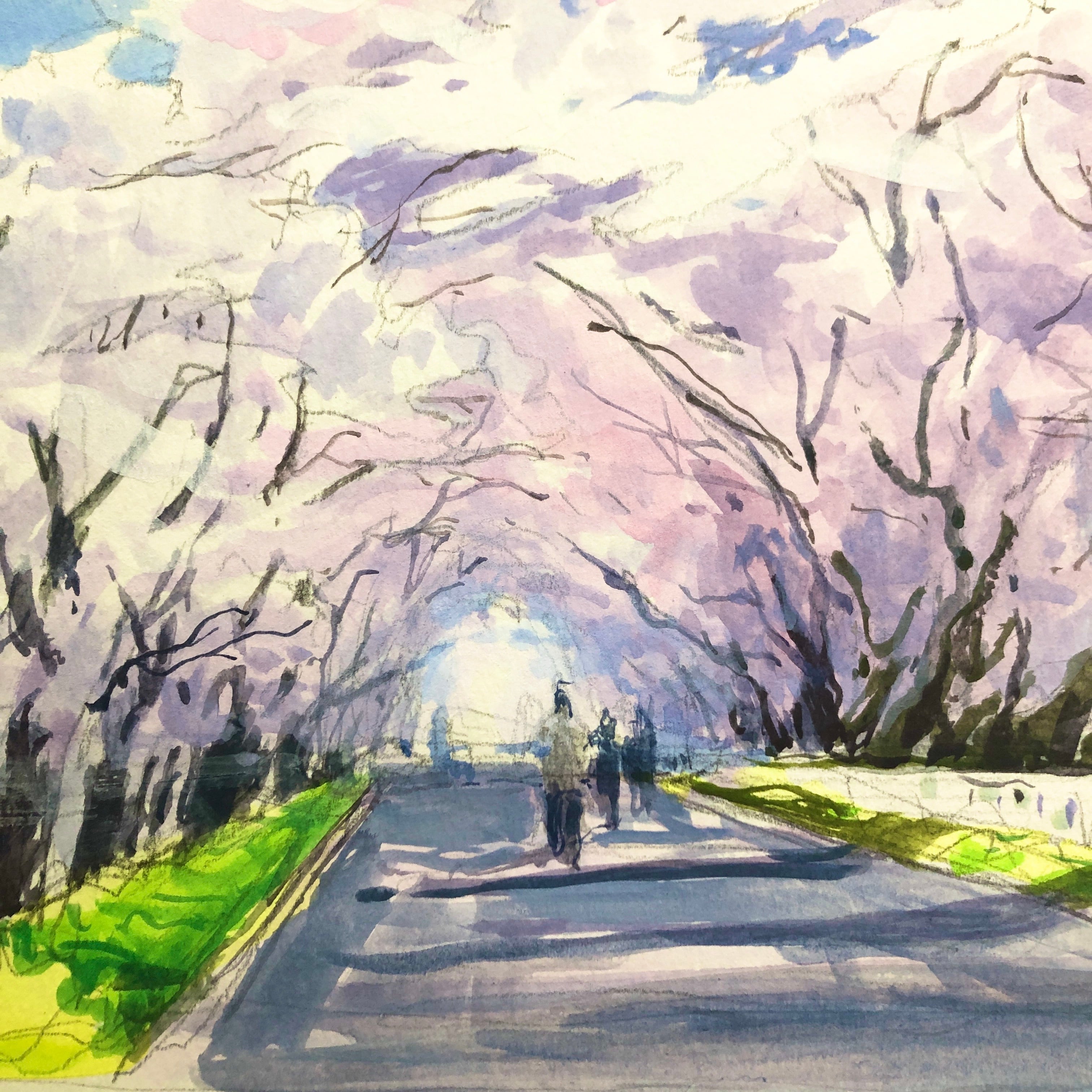 風景 水彩画 額装済み 風景水彩画 2024年額装済み 【公式通販】