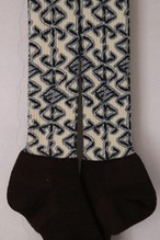 山の耳 メリノウールプリントソックス