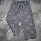 BIG DOGS pattern wide pajama pants