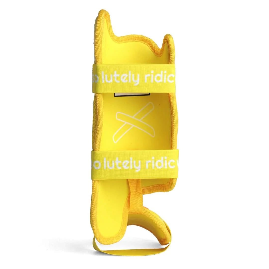 大人用】Absolutely Ridiculous LLC 野球 レッグガード gold ribbon
