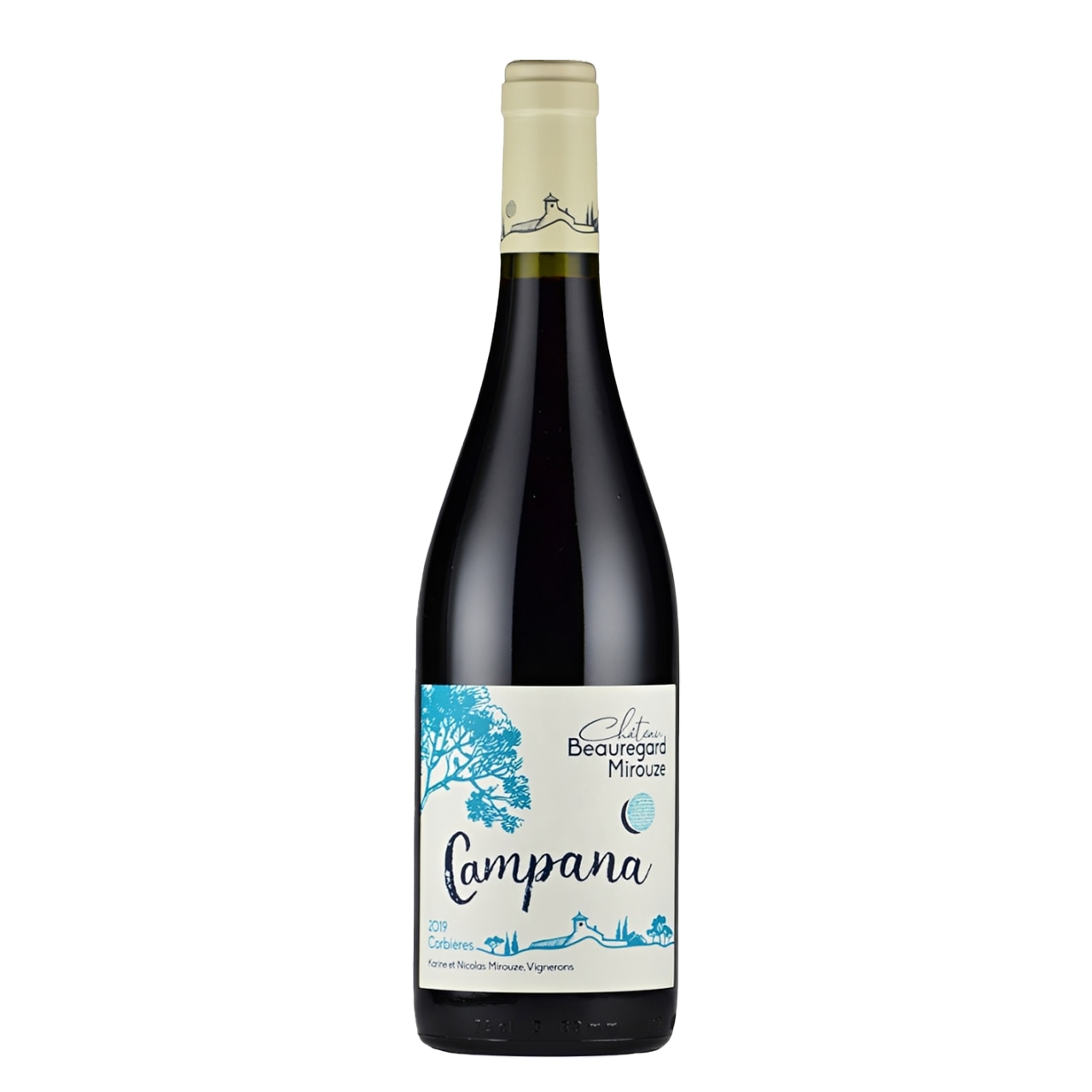 Château Beauregard Mirouze Campana Rouge2021-シャトー・ボールガール・ミルーズ カンパーナ ルージュ2021(750ml) 画像1