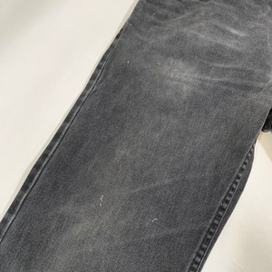8757 リーバイス 505 ブラックデニムパンツ ストレート USA製 W36