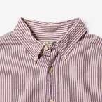 90s L.L.Bean ストライプ 長袖 ボタンダウンシャツ USA製