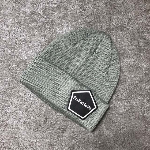 PENTAGON EMBLEM KNIT CAP (GRAY)