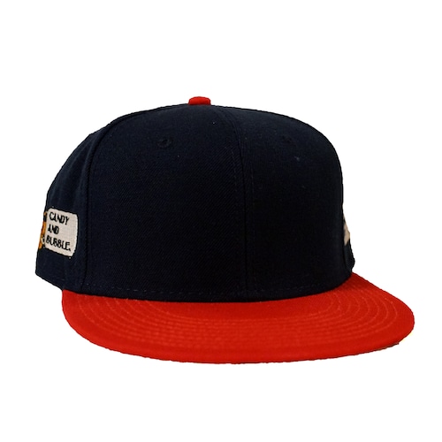 C&B CAP (Navy × Red)