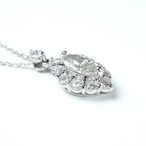 マーキスカット ダイヤモンド ネックレス SI2 Pt / 1.003ct / 0.900ct