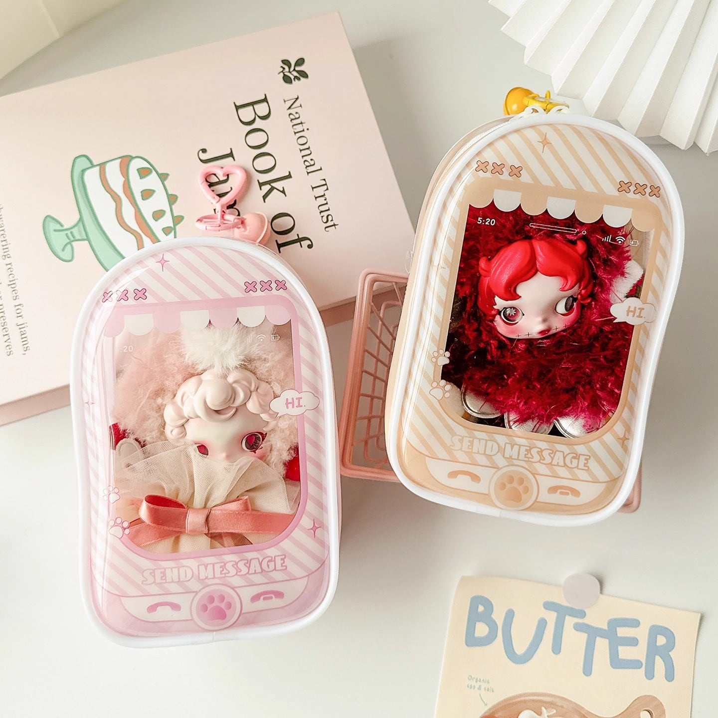 SKULLPANDA/18cm以下対応 収納バッグ 防塵防水 痛バッグ ぬいぐるみ用
