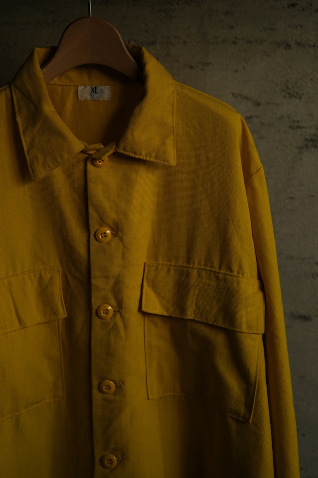 Utah/90's "U.S.D.A.F.S" utility shirt/rescue yellow