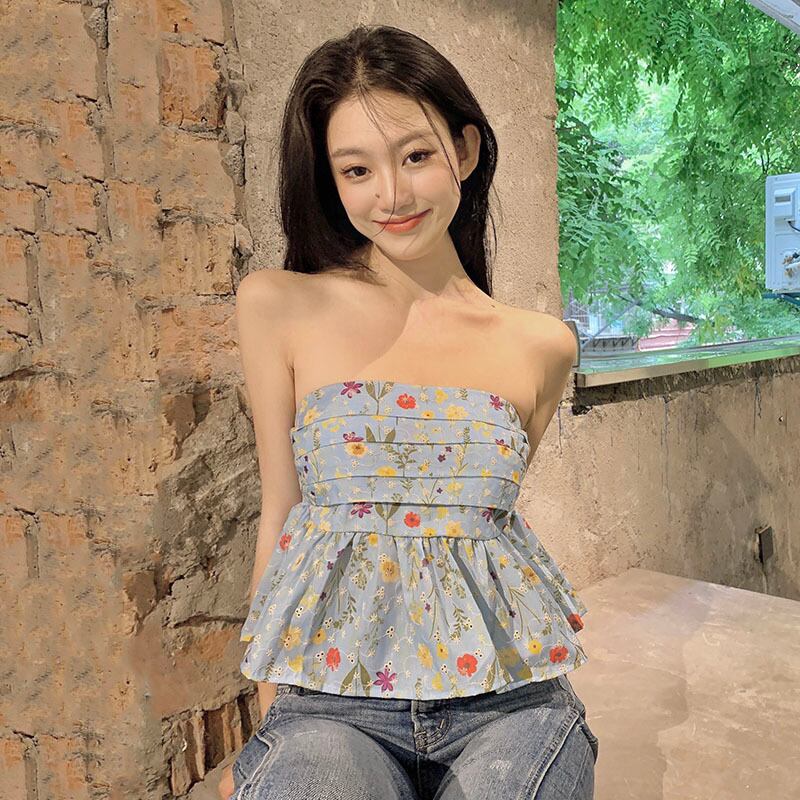 フローラルトップス サマー薄手ショートジャケット 夏物 花柄 YY-ファッション90551087846