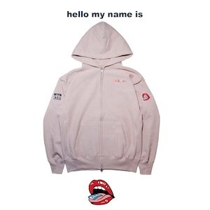 “SHISHU” LIP ZIP HOODIE