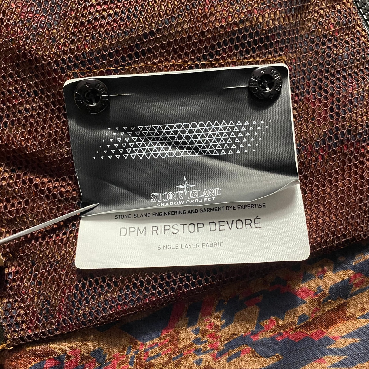 2021SS STONE ISLAND SHADOW PROJECT convert cargo anorak