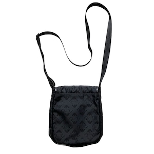 ARMANI JEANS logo design nylon shoulder bag